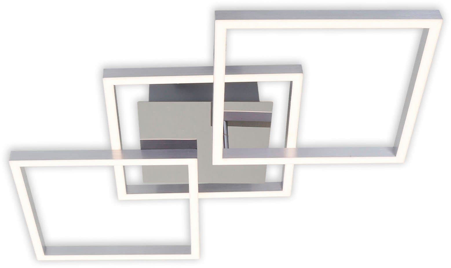 Briloner Leuchten LED Deckenleuchte FRAME | Silber