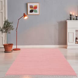 THEKO Teppich Happy Cotton Fleckerl | Rosa