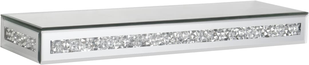 MIRRORS AND MORE Wandregal Glitty | Silber