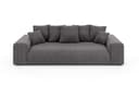 Home affaire Big-Sofa LAKESIDE 3-Sitzer Schlafsofa | Grau