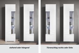 Vitrine Kenia | Weiß