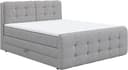 COTTA Boxspringbett Fort | Grau