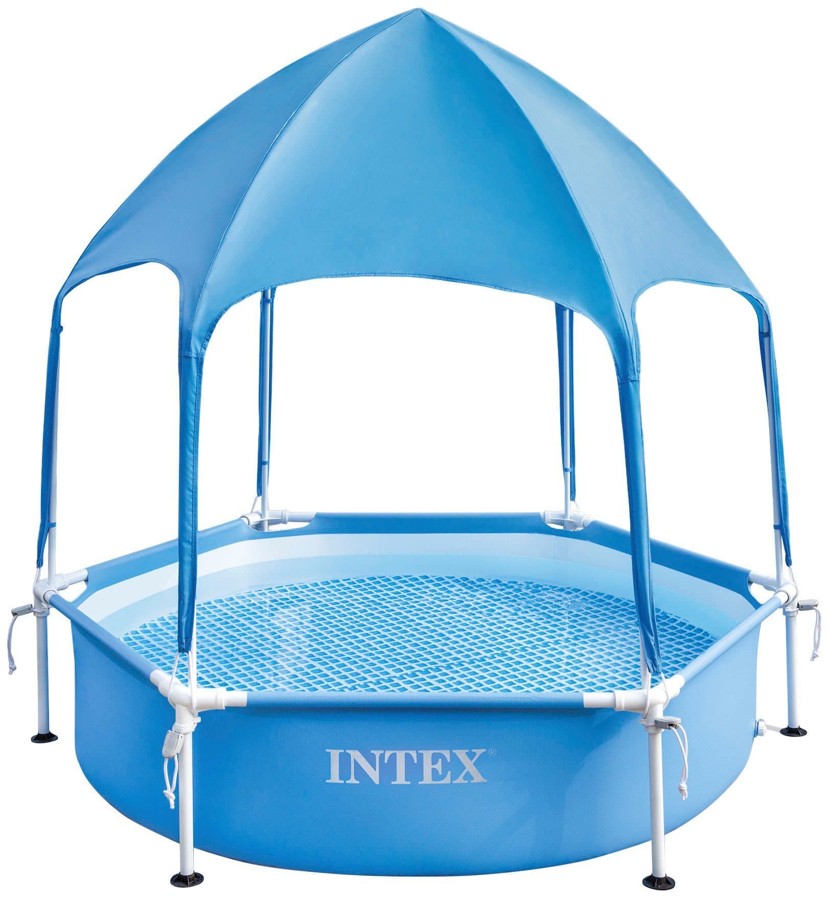 Intex Framepool CANOPY METAL | Blau