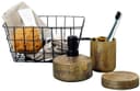 WENKO Badaccessoire-Set Rivara | Gold 4