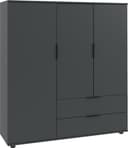 Wimex Wäscheschrank Easy Plus | Grau