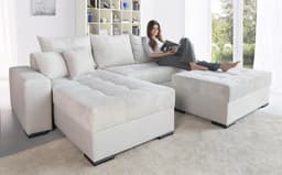 COLLECTION AB Ecksofa Josy L-Form | Beige