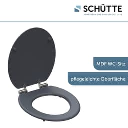 Schütte WC-Sitz SPIRIT GREY | Grau