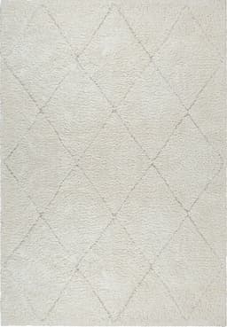 the carpet Teppich Bahar Shaggy | Beige