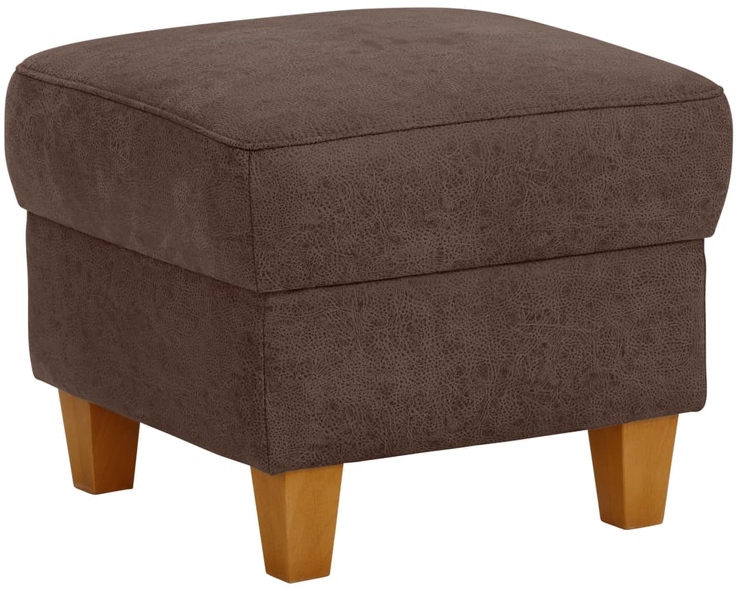 Home affaire Polsterhocker Palmera | Braun