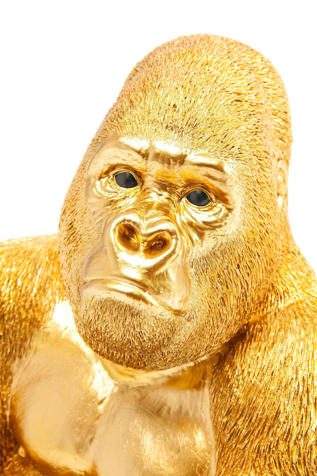 Kare Design Dekofigur Monkey Gorilla Side Medium | Gold