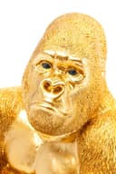 Kare Design Dekofigur Monkey Gorilla Side Medium | Gold 4