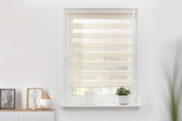 Doppelrollo Duo Rollo Klemmfix | Beige