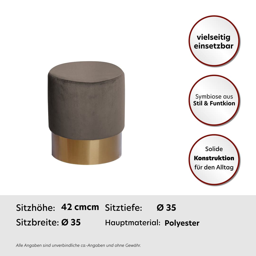 Kayoom Hocker Nano 110 | Braun