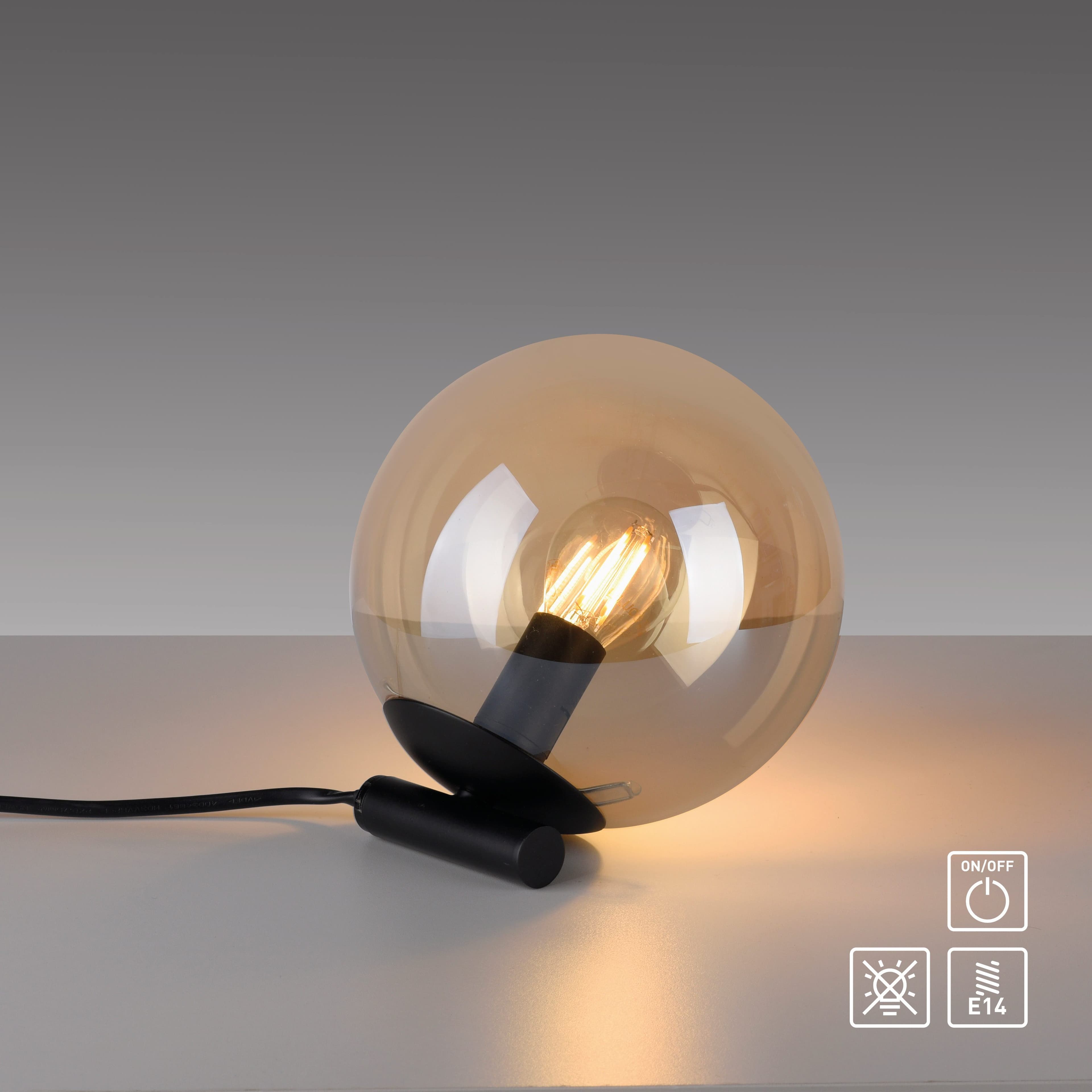 OTTO home Tischleuchte Nellin | Braun