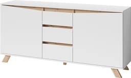 byLIVING Sideboard Valentin | Weiß