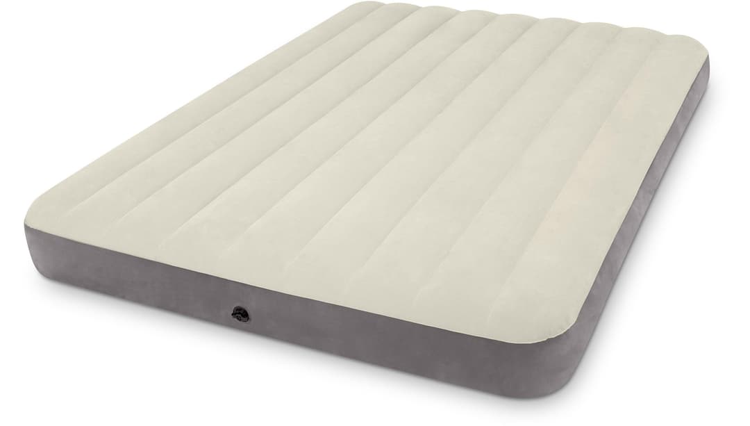Intex Deluxe Single High Airbed | Beige