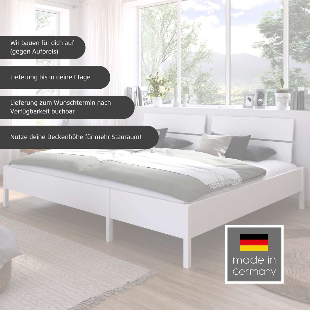 rauch MARE Familienbett | Weiß