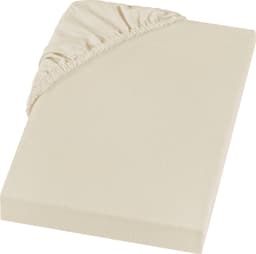 SETEX Spannbettlaken GOTS Feinbiber | Beige