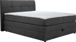 Home affaire Boxspringbett Finja | Schwarz
