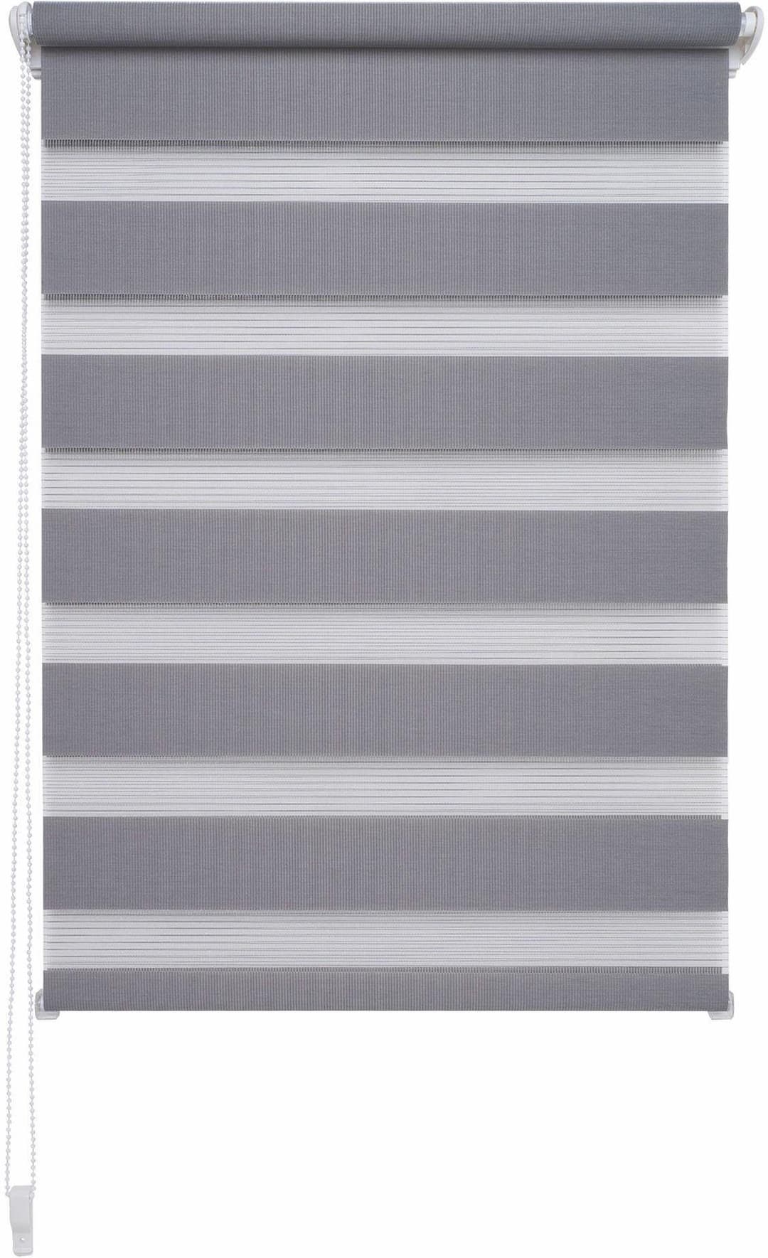 Doppelrollo Klemmfix-Duo-Rollo | Grau