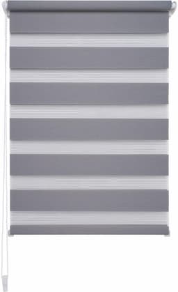 Doppelrollo Klemmfix-Duo-Rollo | Grau