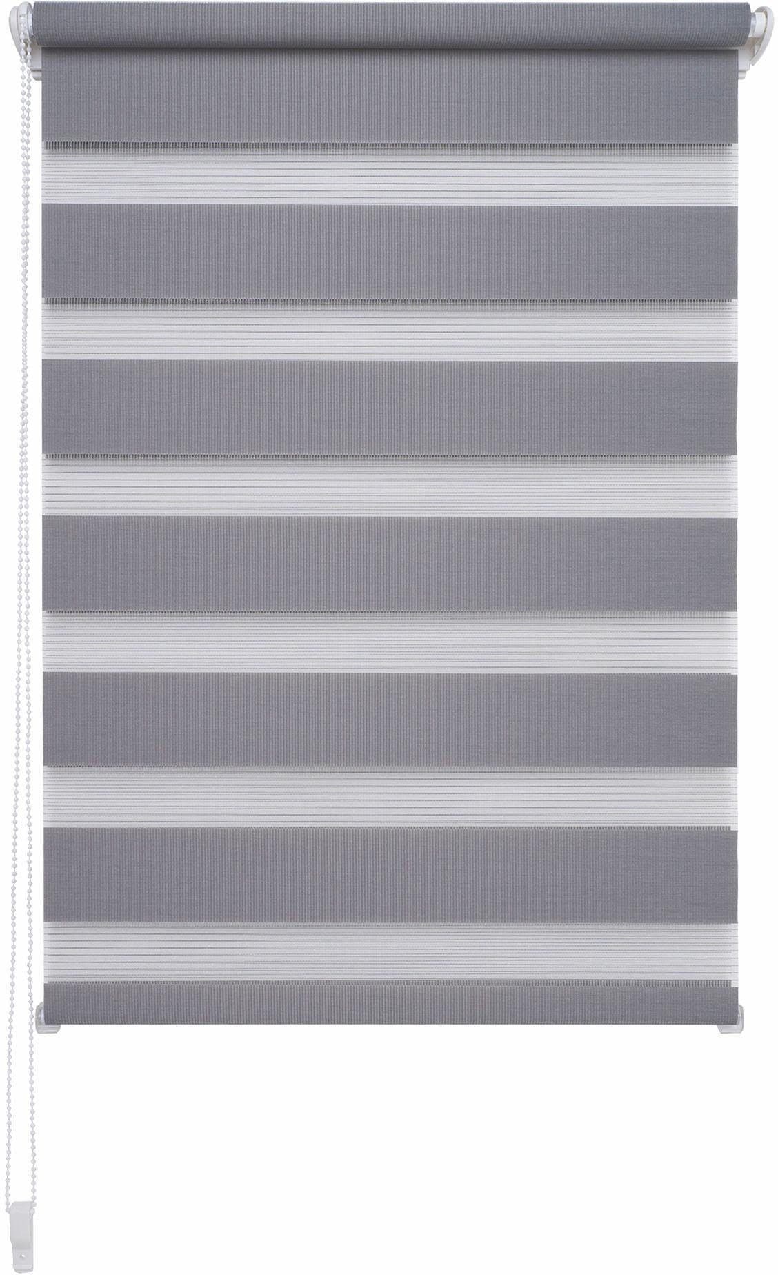 Doppelrollo Klemmfix-Duo-Rollo | Grau