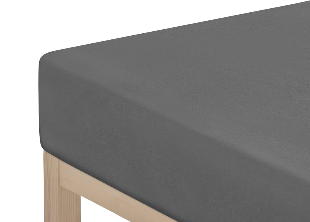 OTTO home Spannbettlaken Topper Basic | Grau