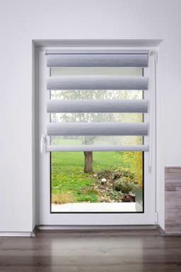 K-HOME Doppelrollo mit Farbverlauf | Grau