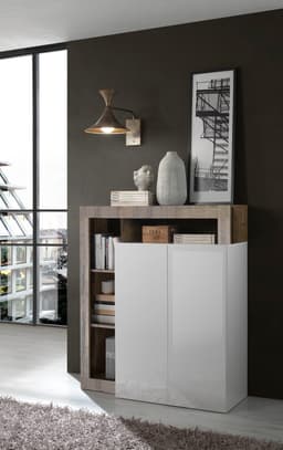 Home affaire Highboard Hamburg | Weiß
