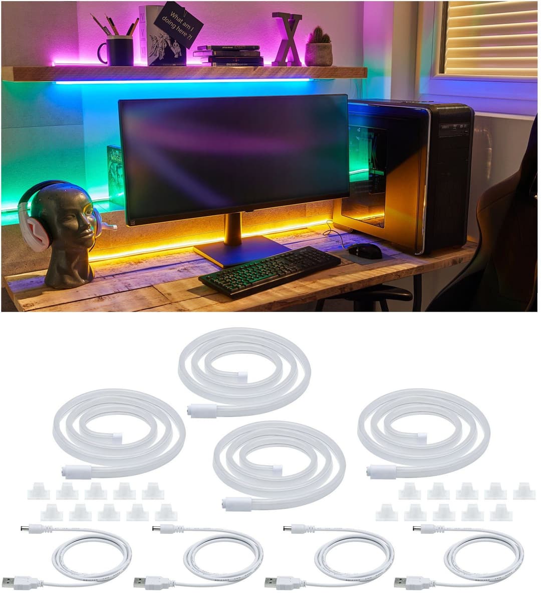 Paulmann Neon Colorflex USB Strip | Mehrfarbig