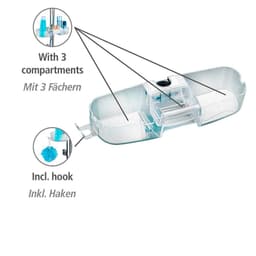 Wenko Duschstangencaddy Premium | Transparent