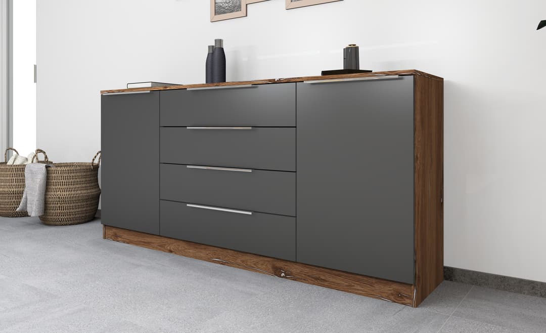 borchardt Möbel Kommode Oliva | Grau