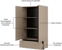 OTTO home Wäscheschrank Cross | Braun 2