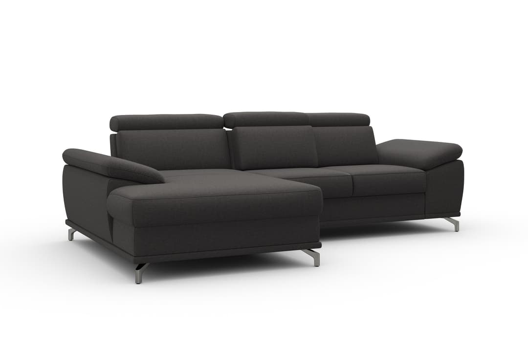 sit&more Ecksofa Cabrio L-Form | Braun