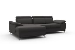 sit&more Ecksofa Cabrio L-Form | Braun