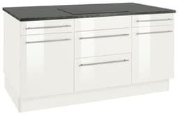 OPTIFIT Kücheninsel Bern | Weiß