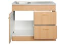 KOCHSTATION Spülenschrank KS-Elster Breite 100 cm | Holztöne 4