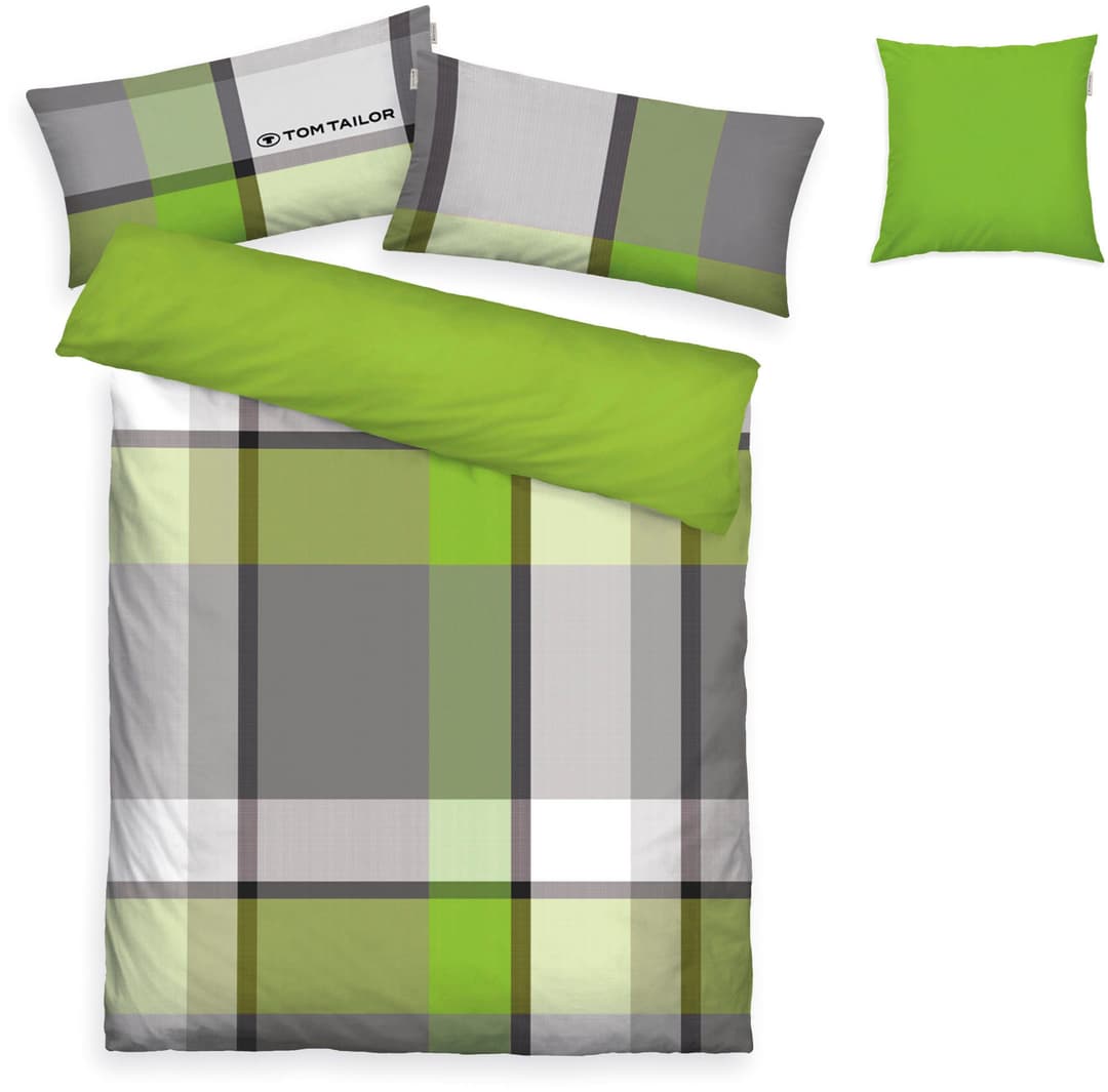 TOM TAILOR HOME Bettwäsche Lenny | Grün