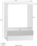 OPTIFIT Herdumbauschrank Faro | Schwarz 2