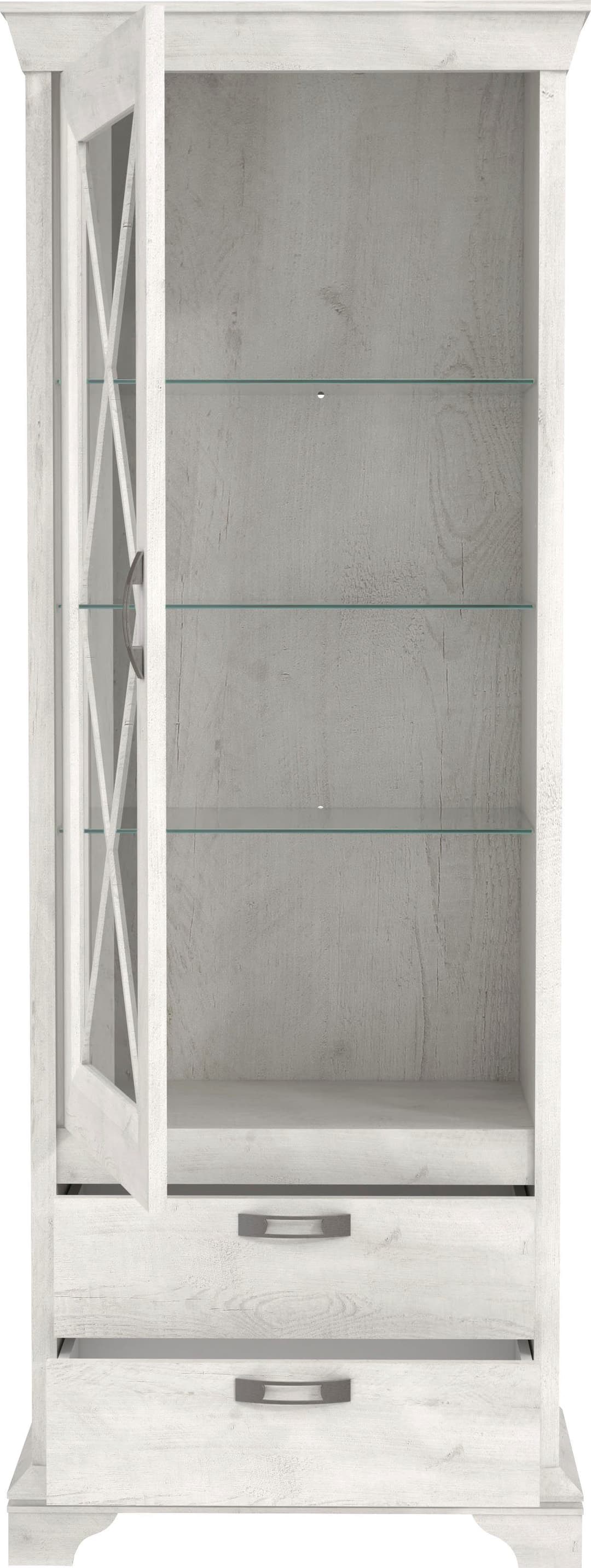 FORTE Vitrine Kashmir | Weiß