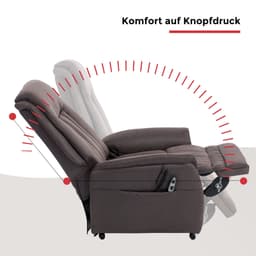 Duo Collection TV-Sessel Siena | Braun