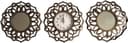 Myflair Möbel & Accessoires Dekospiegel 3tlg. Wanddekoset | Braun