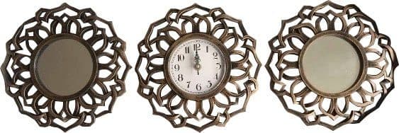 Myflair Möbel & Accessoires Dekospiegel 3tlg. Wanddekoset | Braun
