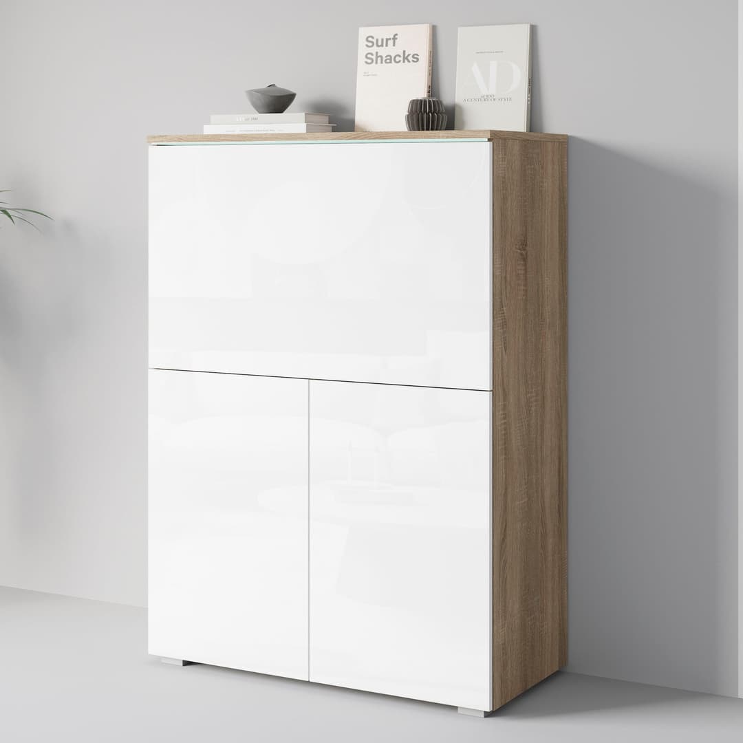 Home affaire PC-Schrank Vera | Holztöne