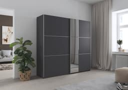 rauch Schwebetürenschrank ASTANA | Grau