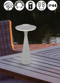 Reality Leuchten TORREZ Tischleuchte | Grau