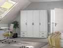 rauch VOYAGER Kleiderschrank | Weiß 2