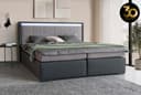 COLLECTION AB Boxspringbett Athena | Grau