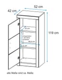 VOGL Möbelfabrik Aktenschrank Toronto | Holztöne 2