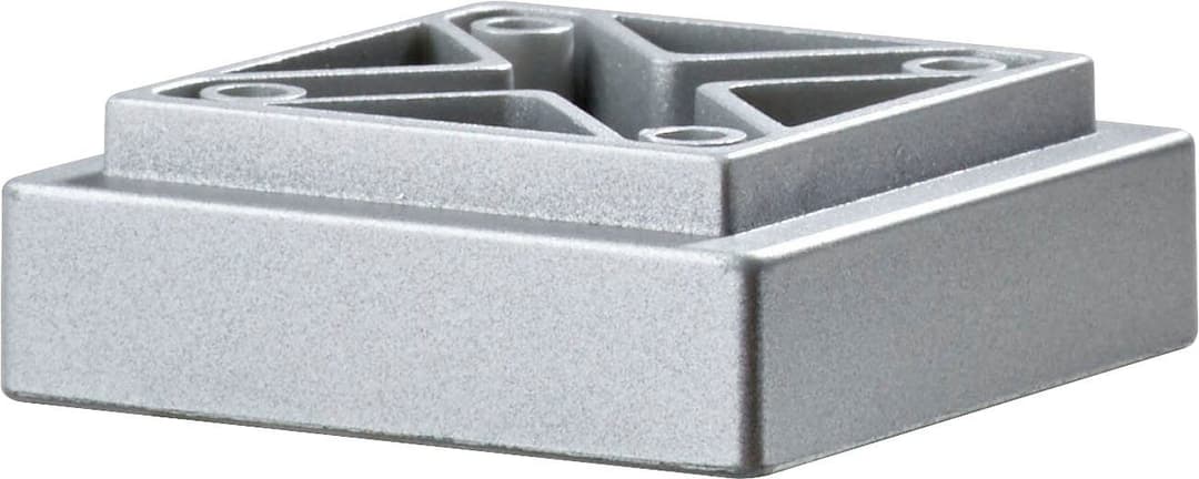 Saphir Quickset Möbelfuß-Set | Silber